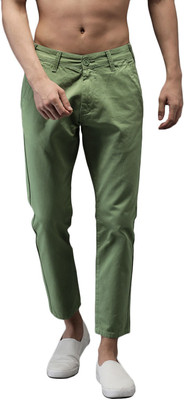 Moda Rapido Regular Fit Men Green Trousers