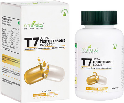 

Neuherbs T7 ULTRA Testosterone Booster Supplement for Build Muscles & Stamina Booster(60 No)