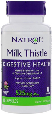 

Natrol Milk Thistle , 525 mg, 60 Capsules(60 No)