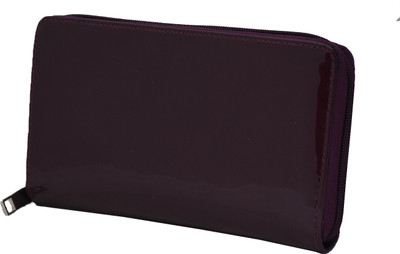 

Lamek Women Maroon Genuine Leather Wallet(8 Card Slots)
