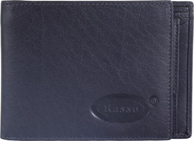 

RASSO Men Black Genuine Leather Wallet(4 Card Slots)