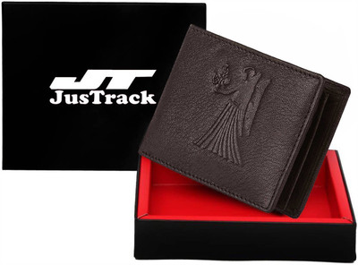 

Justrack Men Casual Brown Genuine Leather Wallet(1 Card Slot)