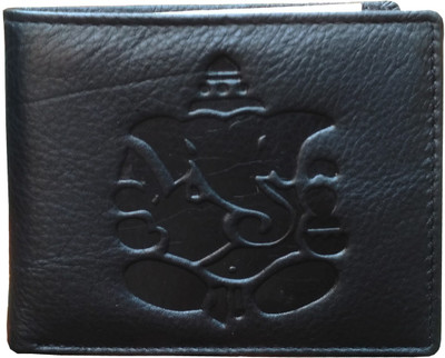 

Justrack Men Black Genuine Leather Wallet(1 Card Slot)