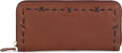

Hidesign Women Brown Genuine Leather Wallet(8 Card Slots), Tan