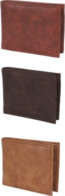 

Peacock Mundkar Boys Brown, Multicolor, Tan Artificial Leather Wallet(6 Card Slots), Brown;dark brown;tan