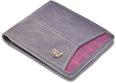 

Royal Enfield Men Purple Genuine Leather Wallet(6 Card Slots), Olive;wine