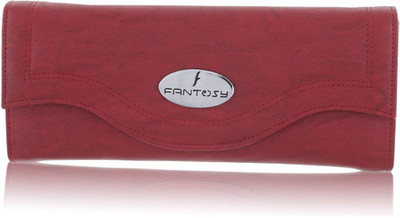 

Fantosy Women Maroon Artificial Leather Wallet