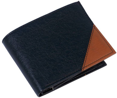 

Quetzal Men Black, Tan Artificial Leather Wallet(5 Card Slots)