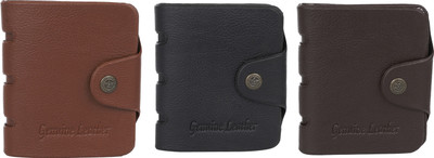 

Peacock Mundkar Boys Black, Brown, Tan Artificial Leather Wallet(6 Card Slots)