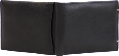 pocket bazar Men Black, Brown Genuine Leather Wallet(6 Card Slots)