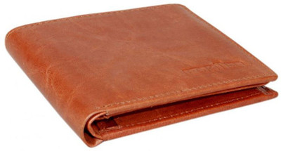 

Pokitel Men Brown Genuine Leather Wallet(5 Card Slots)