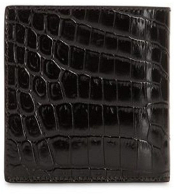 luxury designer Men Black Artificial Leather Wallet(5 Card Slots)