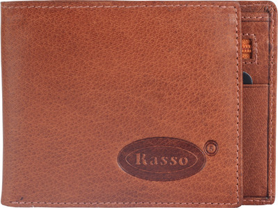 

RASSO Men Brown Genuine Leather Wallet(7 Card Slots)