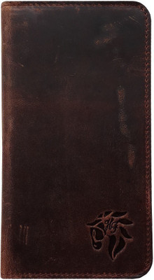 

HEENA FASHION Men Casual Brown Genuine Leather Wallet(5 Card Slots), Olive green