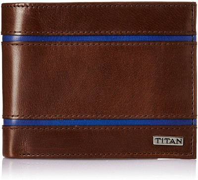 

Titan Men Casual Brown Genuine Leather Wallet(2 Card Slots)