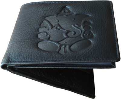 Tamanna Men Black Genuine Leather Wallet(2 Card Slots)