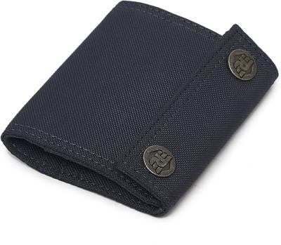 

Royal Enfield Men Blue Fabric Wallet(4 Card Slots), Navy