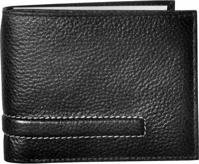 

Tamanna Men Black Genuine Leather Wallet(6 Card Slots)