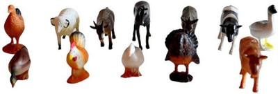 

Royal Collections 12 Pcs Farm Animals Set (Small Size) (Multicolor)(Multicolor)