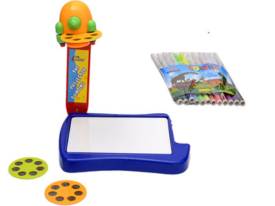 

Gooyo Projector Painting Activity Toy Learning Kit with Changeable Slides