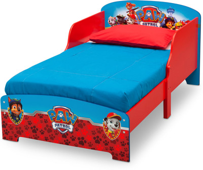 

Paw Patrol Engineered Wood (Finish Color - Glossy) Bed Straight(Plastic, Red, Blue)