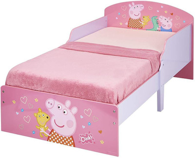

Peppa Pig Engineered Wood Single Bed (Finish Color - Glossy) Bed Bed(Plastic, Pink)