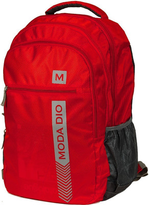 

Moda Dio BPK003 Large Laptop backpack Red Polyester Trendy Unisex Bags with Adjustable Strap Backpack 30 L Laptop Backpack(Red)