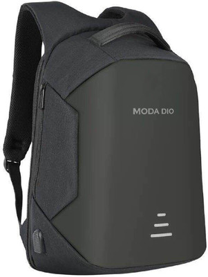 

Moda Dio Anti Theft Premium Ultra Light Waterproof Backpack Bag with USB Charging Point - BPK07 30 L Laptop Backpack(Black)