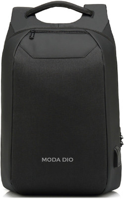

Moda Dio Anti Theft Premium Ultra Light Waterproof Backpack Bag with USB Charging Point - BPK08 30 L Laptop Backpack(Black)