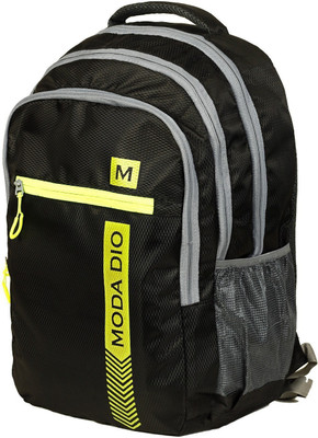 

Moda Dio BPK004 Large Laptop backpack Black Polyester Trendy Unisex Bags with Adjustable Strap Backpack 30 L Laptop Backpack(Black)