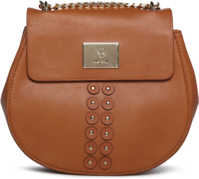 Allen Solly AHBGFRGBA50058 Sling Bag(Brown, 19 inch)