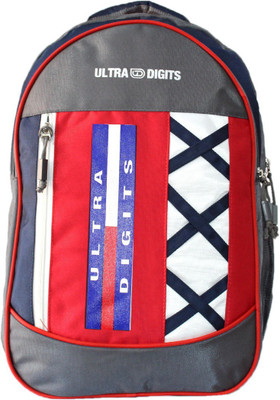

ULTRA DIGITS Blue Waterproof School Bag(Blue, 20 L)