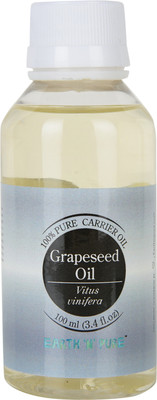 

Earth N Pure Grapeseed Oil 100% Pure, Natural and Cold Pressed - 100 ml (3.4 fl. oz.)(100 ml)