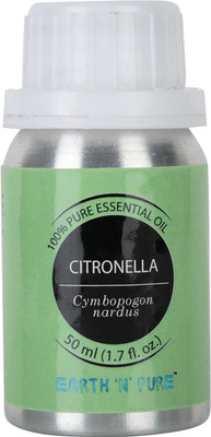 

Earth N Pure Citronella Oil 100% Pure And Natural Essential Oil - 50 ml (1.7 fl. oz.)(50 ml)