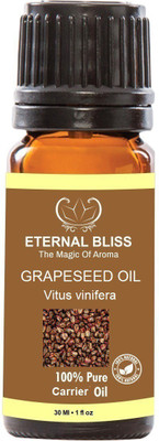 

Eternal Bliss "Grapeseed Cold Pressed Carrier Base Oil (30ML) - Pure Natural & Undiluted For Skin Care & Hair Care Hair Oil||Grapeseed oil||Pure Grapeseed oil||Virgin Grapeseed oil "(30 ml)