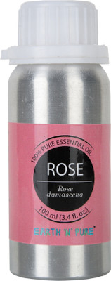 

Earth N Pure Rose Oil 100% Pure And Natural Essential Oil - 100 ml (3.4 fl. oz.)(100 ml)