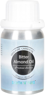 

Earth N Pure Bitter Almond Oil 100% Pure, Natural and Cold Pressed - 50 ml (1.7 fl. oz.)(50 ml)