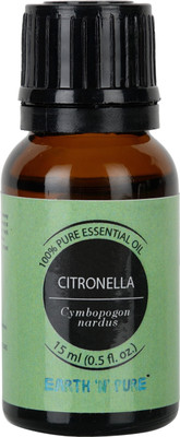 

Earth N Pure Citronella Oil 100% Pure And Natural Essential Oil - 15 ml (0.5 fl. oz.)(15 ml)