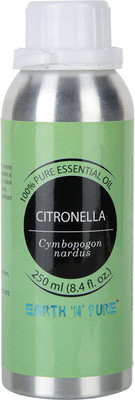 

Earth N Pure Citronella Oil 100% Pure And Natural Essential Oil - 250 ml (8.4 fl. oz.)(250 ml)