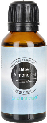 

Earth N Pure Bitter Almond Oil 100% Pure, Natural and Cold Pressed - 30 ml (1 fl. oz.)(30 ml)