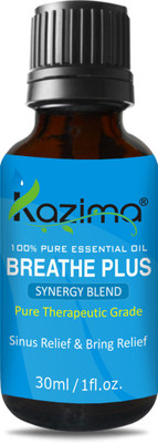 

KAZIMA BREATHE PLUS BLEND ESSENTIAL Oil (30ml) Pure Therapeutic Grade(30 ml)