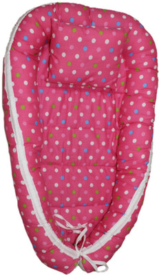 

Krivi kids Polyester, Cotton Bedding Set(Pink & Multi color)