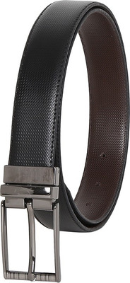 

Chisel Men Formal Black Artificial Leather Reversible Belt