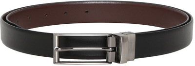 

Chisel Men Formal Black Genuine Leather Reversible Belt