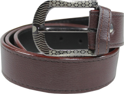 

deyomkar Men Formal Brown Genuine Leather Belt