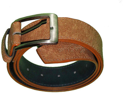 

king shine Men Casual Brown Genuine Leather Belt
