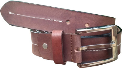 

JusTrack Men Party, Casual, Formal, Evening Tan Genuine Leather Belt
