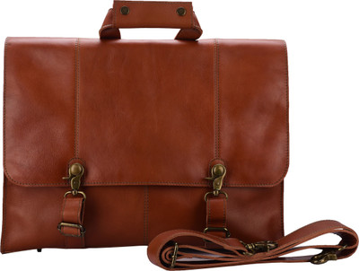 

MANDAVA DIB297A Large Briefcase - For Men & Women(Beige)