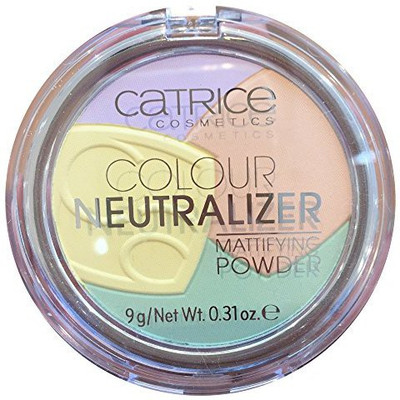 

Catrice Color Neutralizer Mattifying Powder Color Correcting Pressed Powder Vegan 010 Natural Balance(Brown)