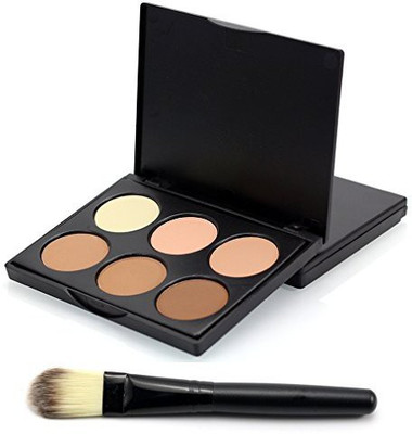 

Fantasyday 6 Colors Face Powder Contouring Palette Pressed Powder Foundation Face Corrector And Highlighter Camouflage(Brown)